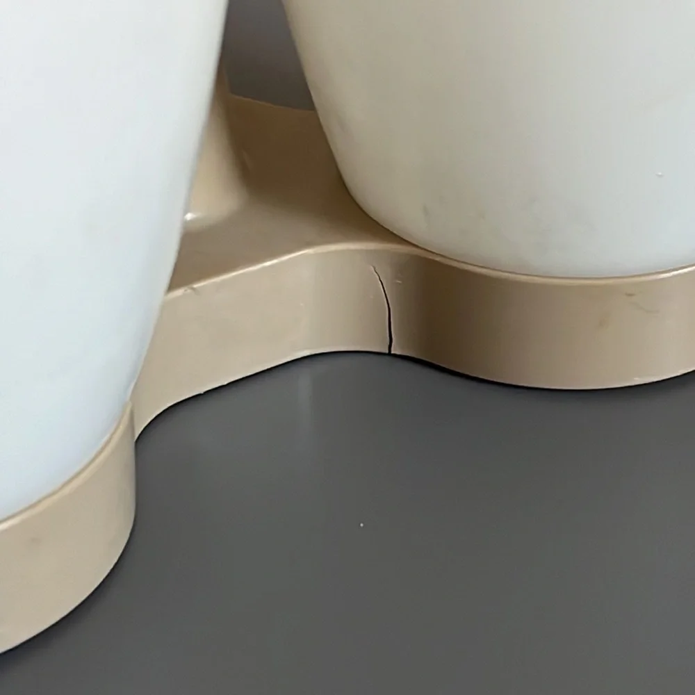 Vintage Tupperware 757-1 Condiment Serving Caddy No‎ Lids